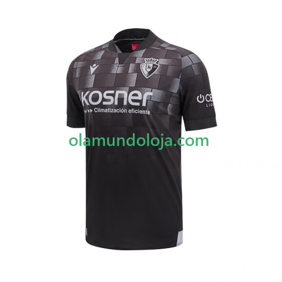 Camisola CA Osasuna Homem Equipamento Terceiro 2024-2025 Manga Curta